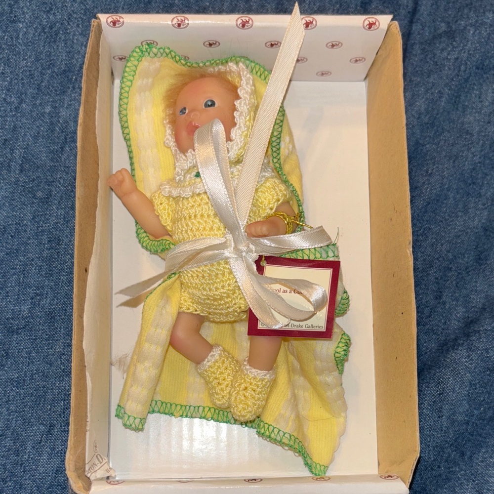 Ashton Drake mini baby; cool as a cucumber doll